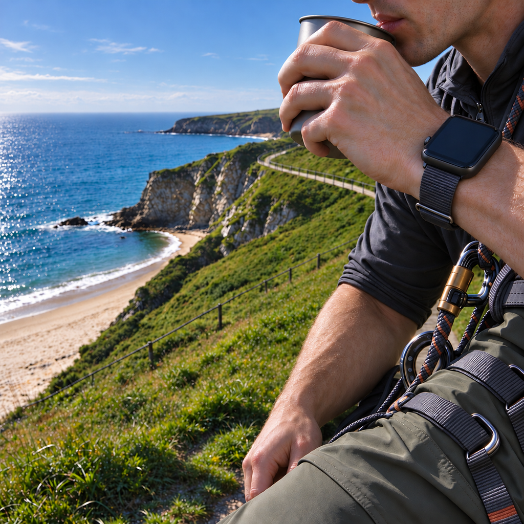 SYNCRBAND black hybrid band outdoor wrist styling
