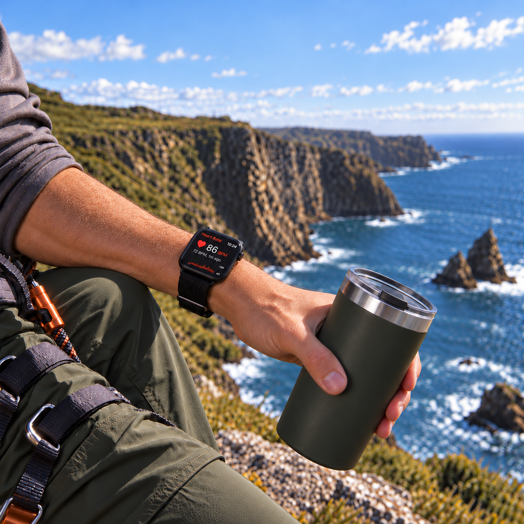 SYNCRBAND black hybrid band outdoor wrist styling
