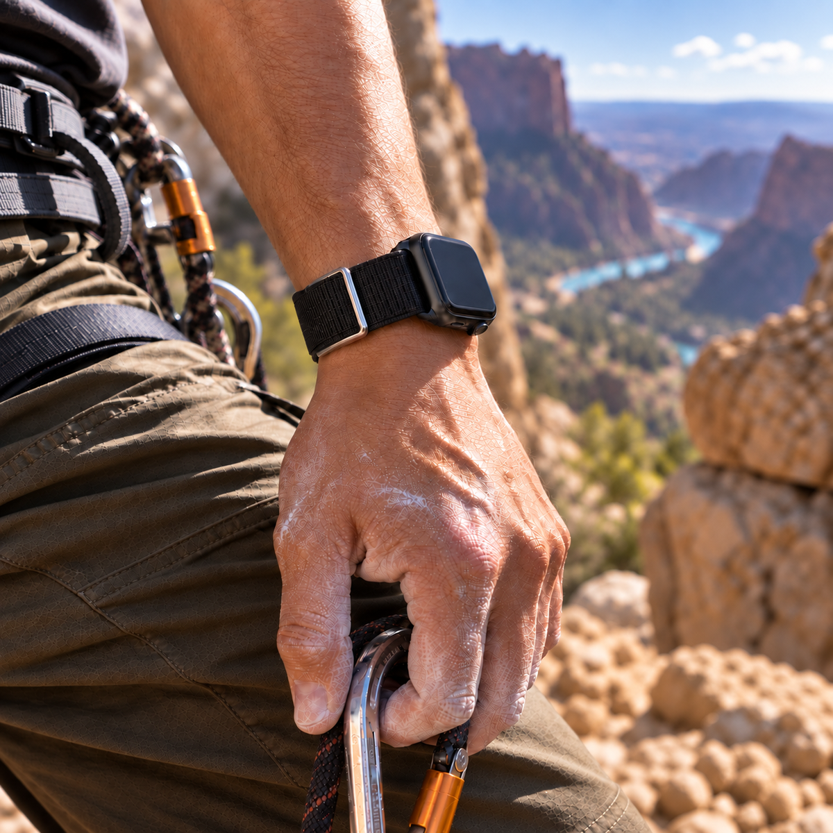 Apple Watch and WHOOP 5.0 MG hybrid nylon band - view 8