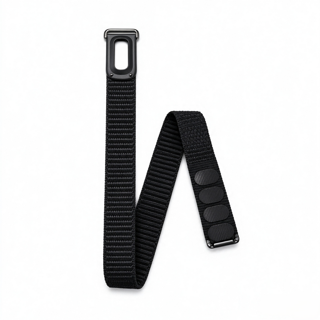 Fitbit Air nylon armband with adjustable hook-and-loop closure, black