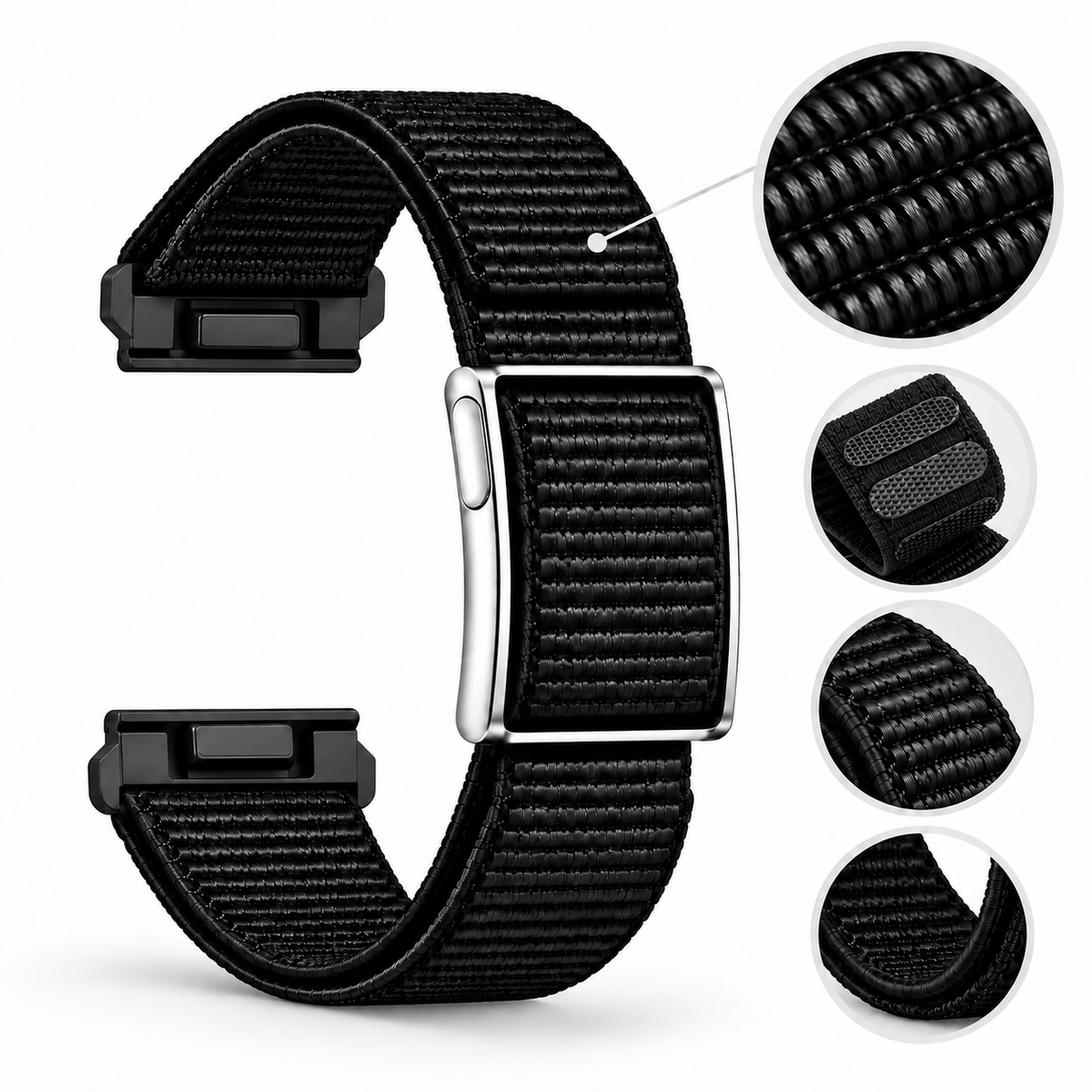 Garmin and WHOOP 5.0 MG hybrid nylon band - view 3