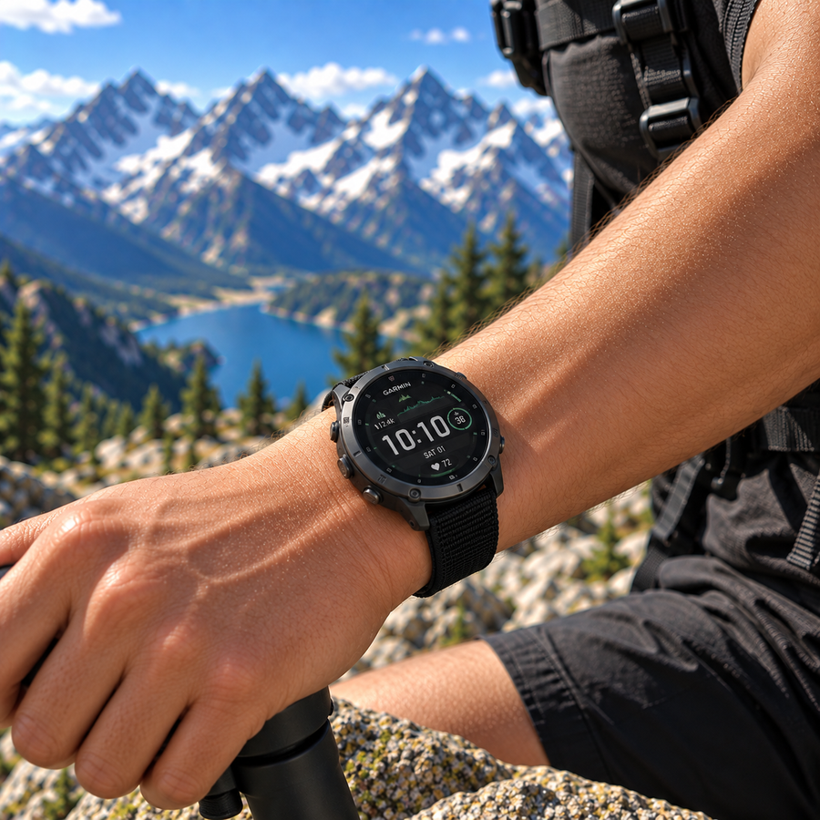 Garmin and WHOOP 5.0 MG hybrid nylon band - view 5