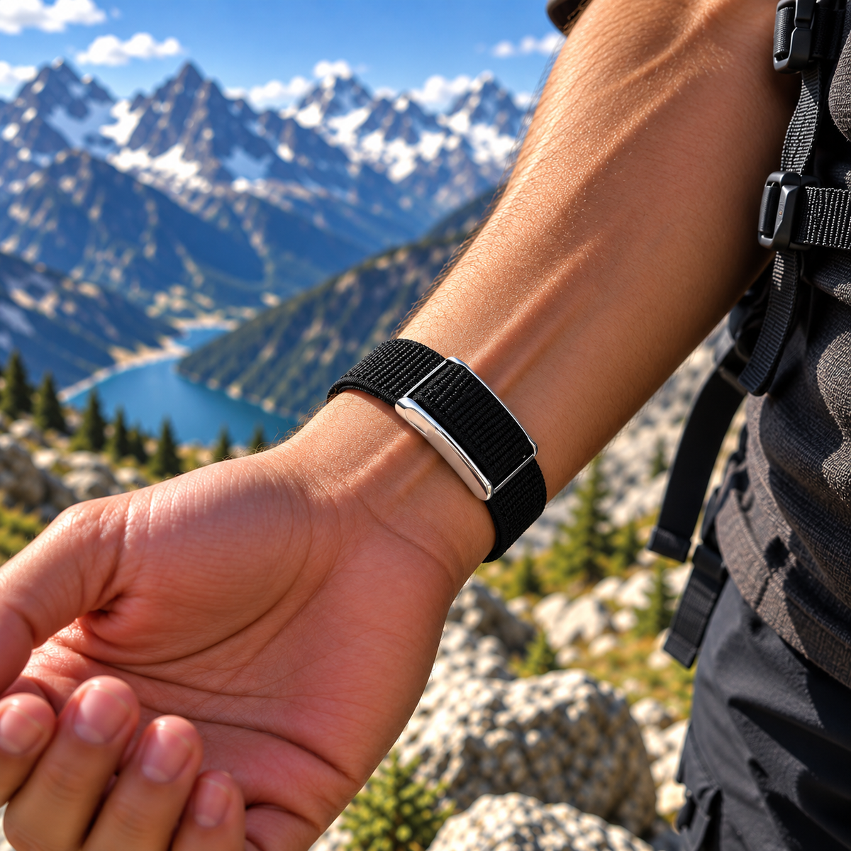 Garmin and WHOOP 5.0 MG hybrid nylon band - view 6