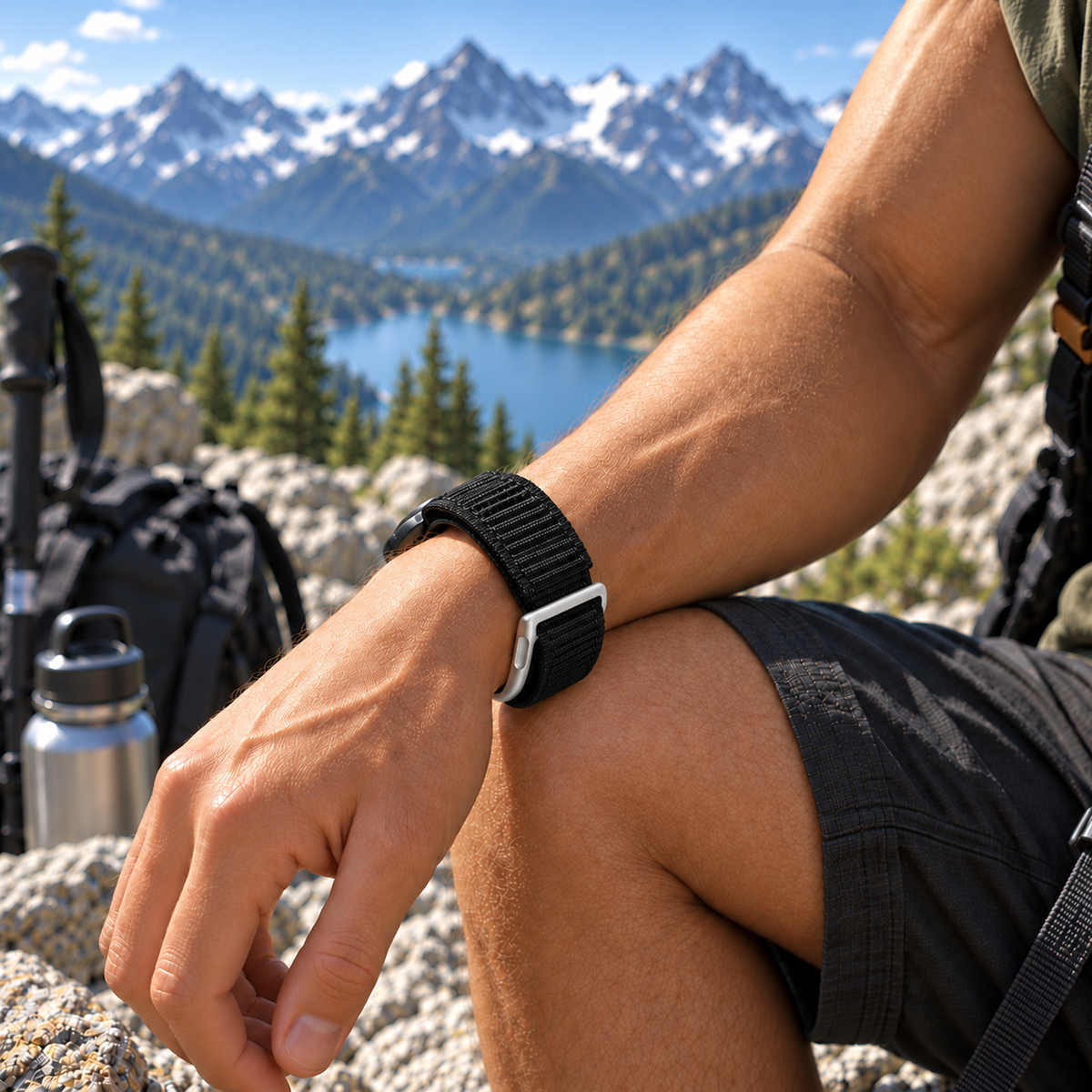 Garmin and WHOOP 5.0 MG hybrid nylon band - view 7