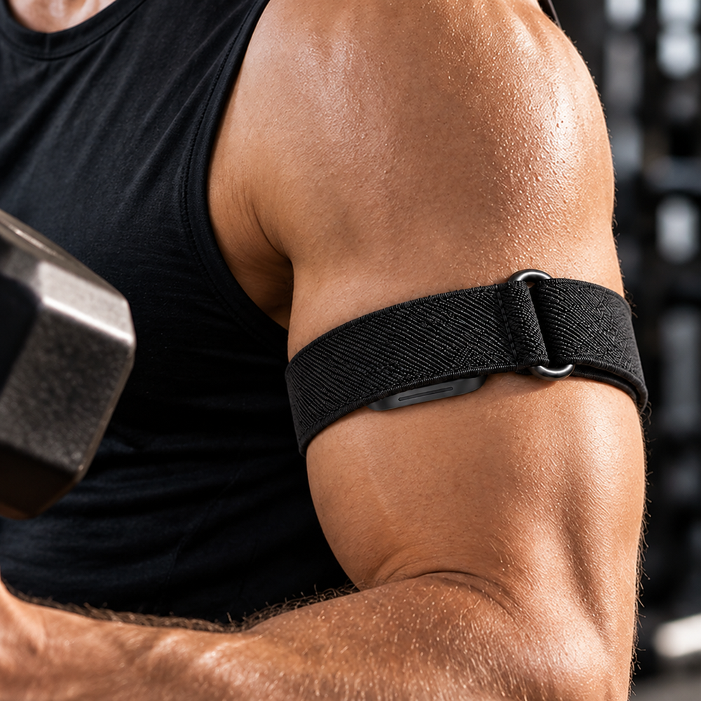 SYNCRBAND black elastic nylon armband for Hume 2.0 — view 5; device not included