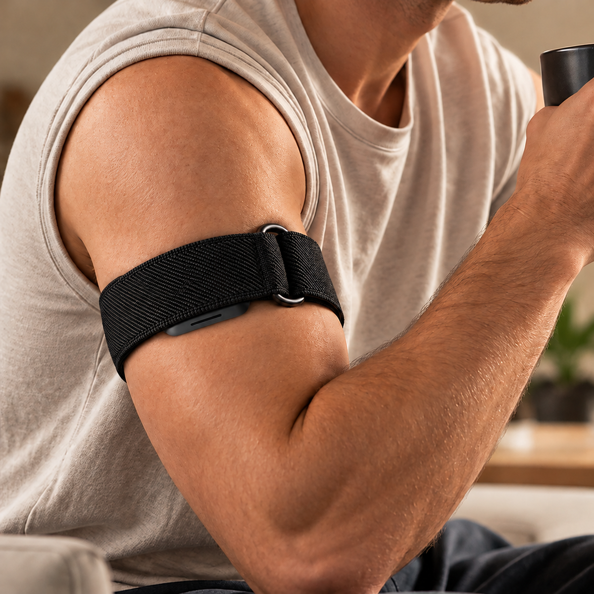 SYNCRBAND black elastic nylon armband for Hume 2.0 — view 7; device not included