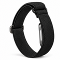 Black elastic nylon armband compatible with Hume 2.0; device shown for fit reference